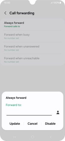 Press Disable.
