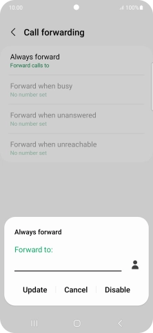Press Disable.