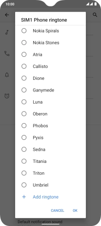 Press Add ringtone.