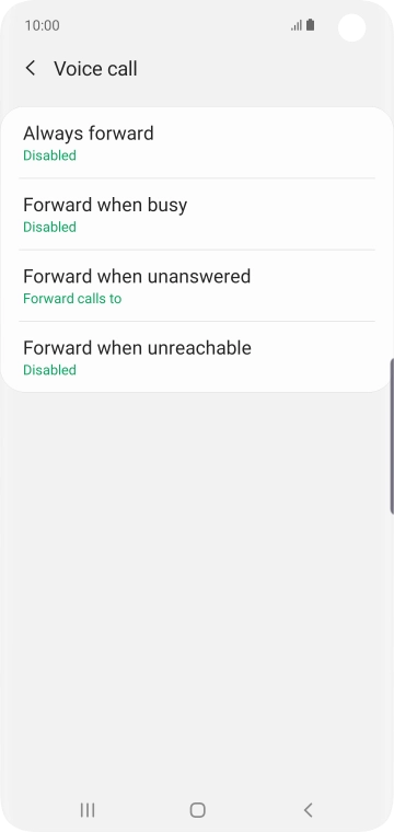 Press the Home key to return to the home screen.
