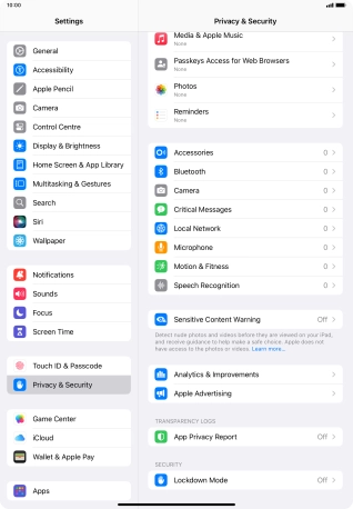 Press App Privacy Report.