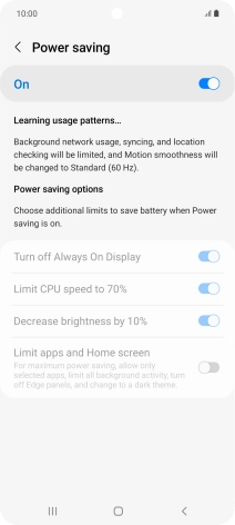 Press the Home key to return to the home screen.