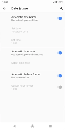 Press the Home key to return to the home screen.