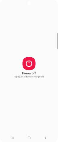 Press Power off.