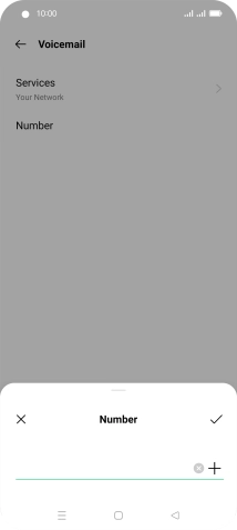 Key in 901 and press the confirm icon.