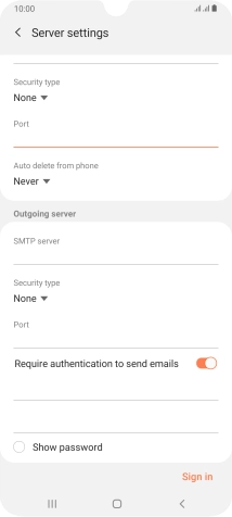Press the drop down list below 'Auto delete from phone'.