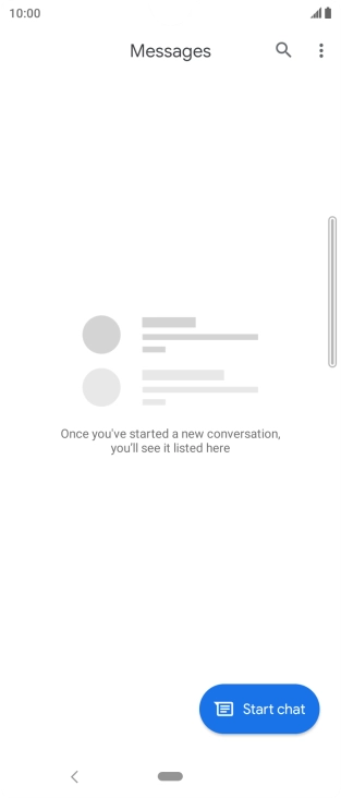 Press Start chat.
