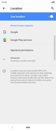 Press App-level permissions.