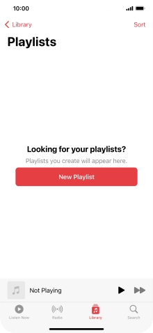 Press New Playlist.