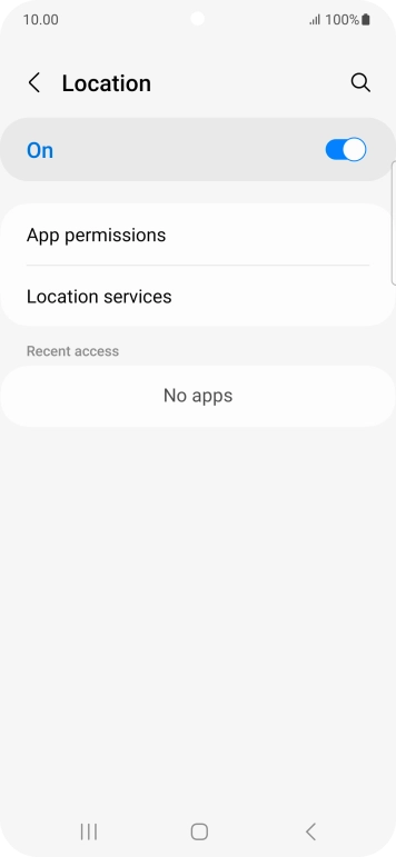 Press App permissions. Press App permissions.
