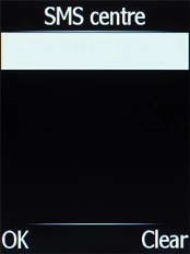 Key in +447802000332 and press the Navigation key.