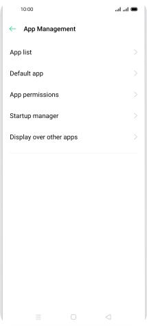 Press App permissions.