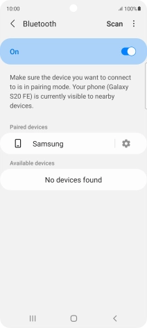 Press the Home key to return to the home screen.