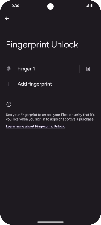 Press arrow left.