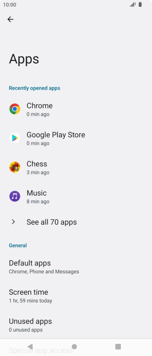 Press See all apps. Press See all apps.