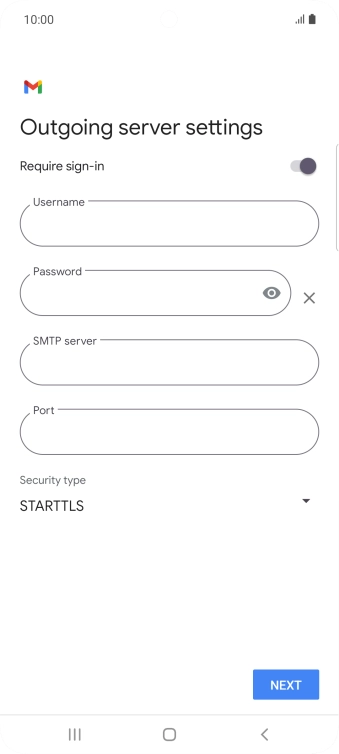 Press the indicator next to 'Require sign-in' to turn on the function.