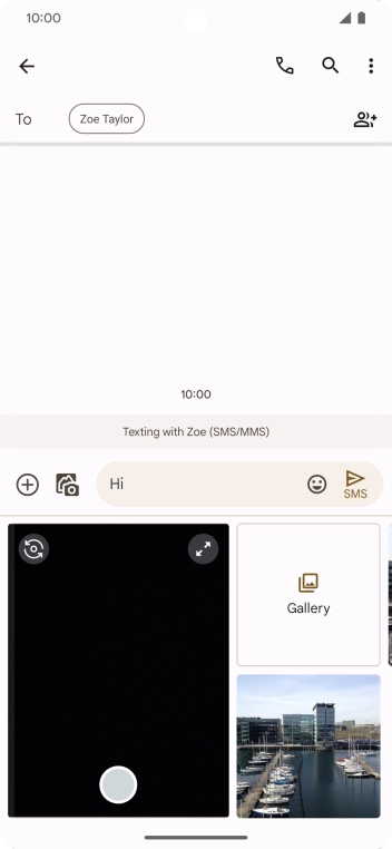 Press Gallery and go to the required folder. Press Gallery and go to the required folder.