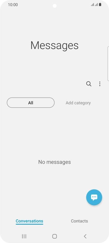 Press the new message icon.