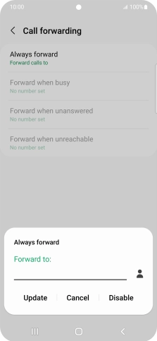 Press Disable.