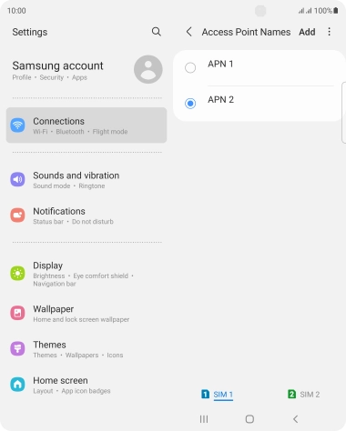 Press the Home key to return to the home screen.