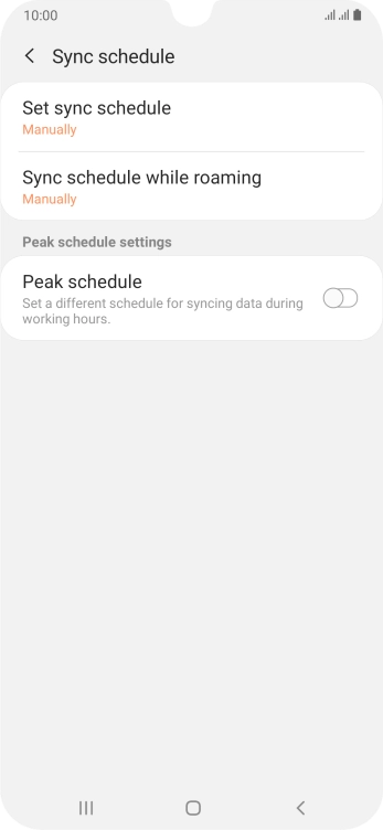 Press the Home key to return to the home screen.