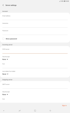 Press the drop down list below 'Security type'.