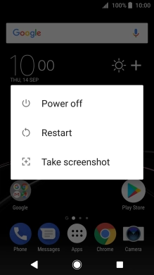 Press Power off.
