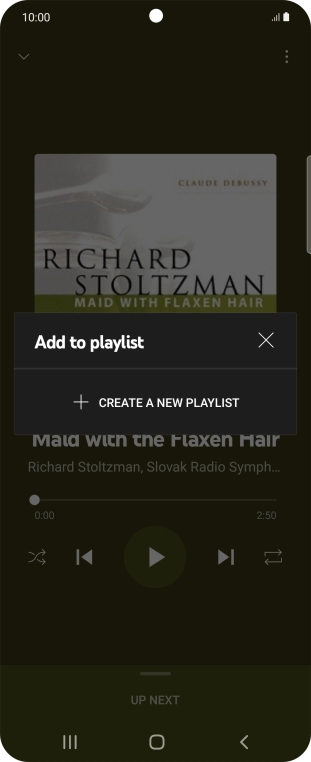 Press CREATE A NEW PLAYLIST.