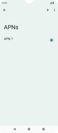 Press the add icon.