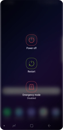 Press Power off.