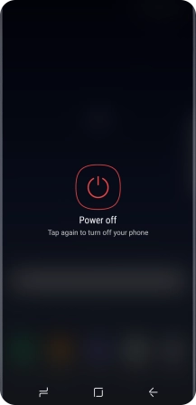 Press Power off.
