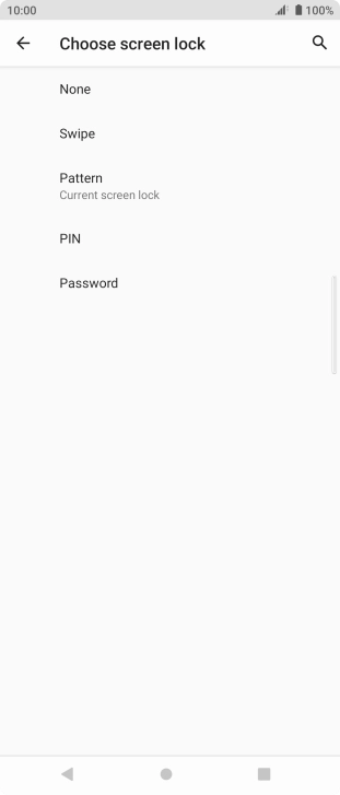 Press None.