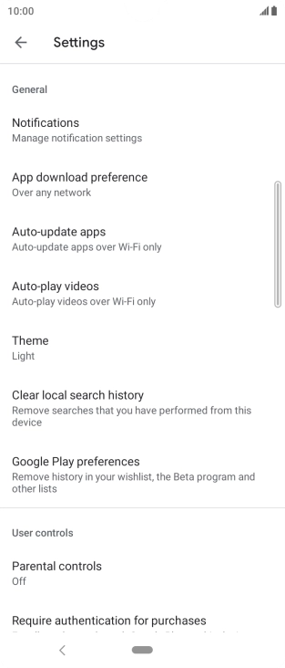 Press Auto-update apps. Press Auto-update apps.
