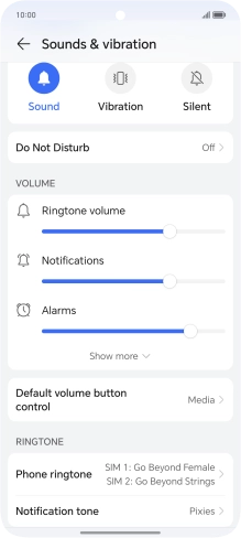 Press Phone ringtone.