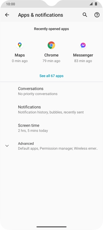 Press See all apps. Press See all apps.