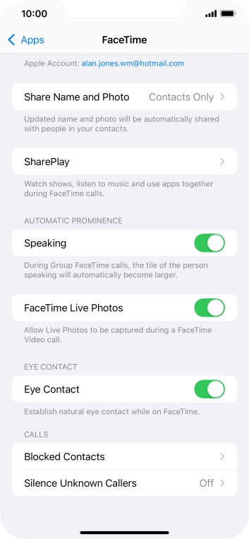 Press SharePlay.