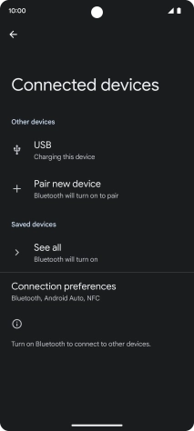 Press Pair new device.