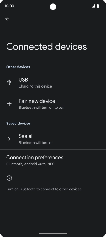 Press Pair new device.