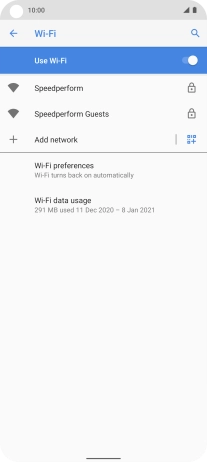 Press Wi-Fi preferences.