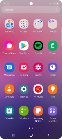 Press Samsung.