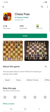 Press the Home key to return to the home screen.