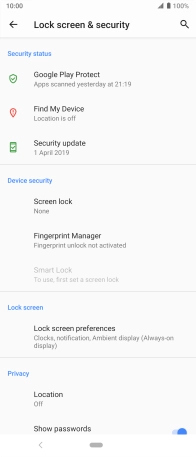Press the Home key to return to the home screen.
