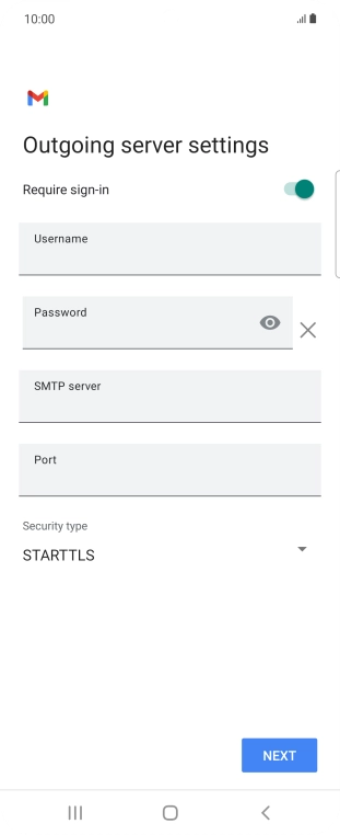 Press the indicator next to 'Require sign-in' to turn on the function.