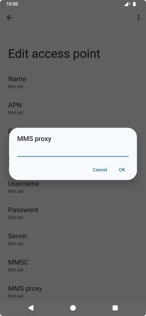 Key in 82.132.254.1 and press OK.
