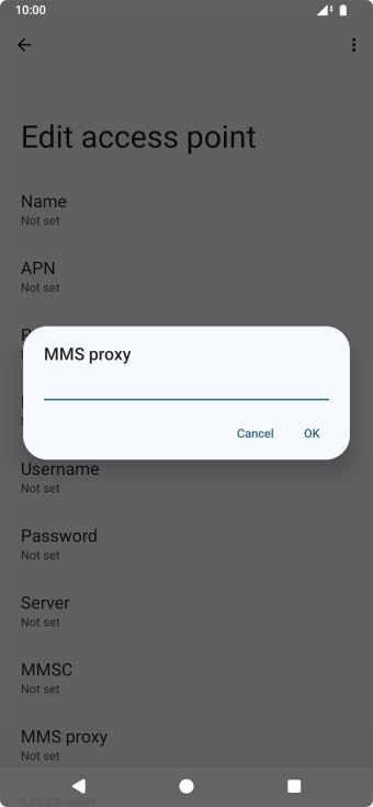 Key in 82.132.254.1 and press OK.