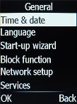 Select Network setup.