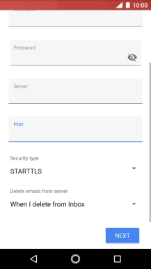 Press the drop down list below 'Security type'.