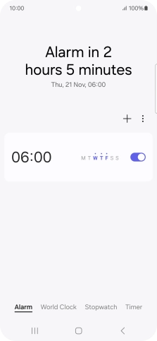 Press the Home key to return to the home screen.
