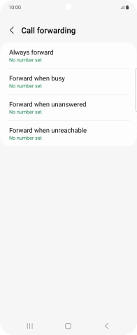 Press the Home key to return to the home screen.