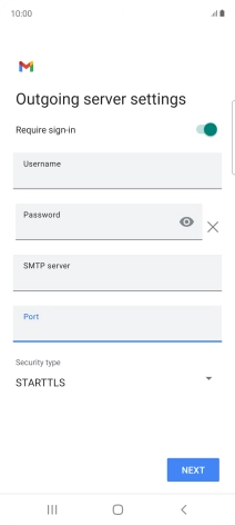 Press the drop down list below 'Security type'.